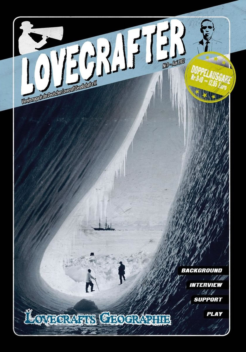 Lovecrafter Nr.9 & 10 - Doppelausgabe, August 2022 (Das Vereinsmagazin der Deutschen Lovecraft Gesellschaft)