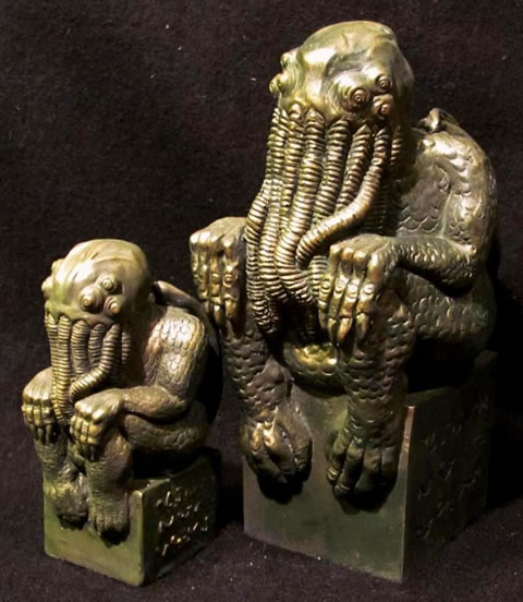 Cthulhu Statuette  nach H.P. Lovecrafts Handzeichnung - Ansicht 3