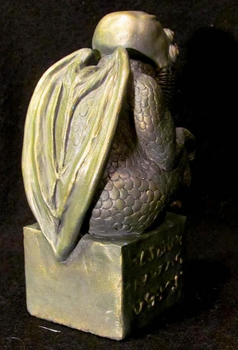 Cthulhu Statuette  nach H.P. Lovecrafts Handzeichnung - Ansicht 2