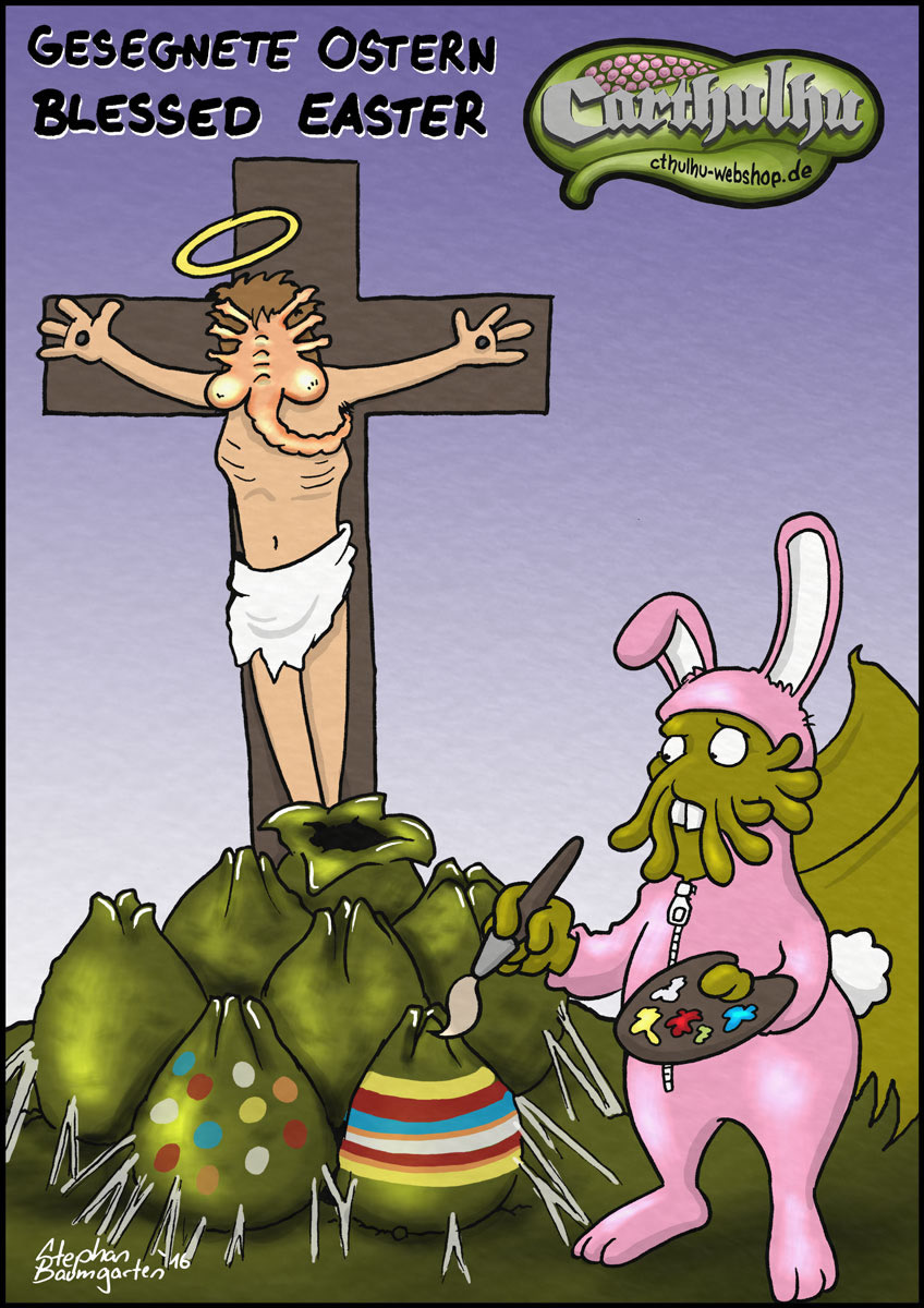 Carttoon 011: Gesegnete Ostern / Blessed Easter